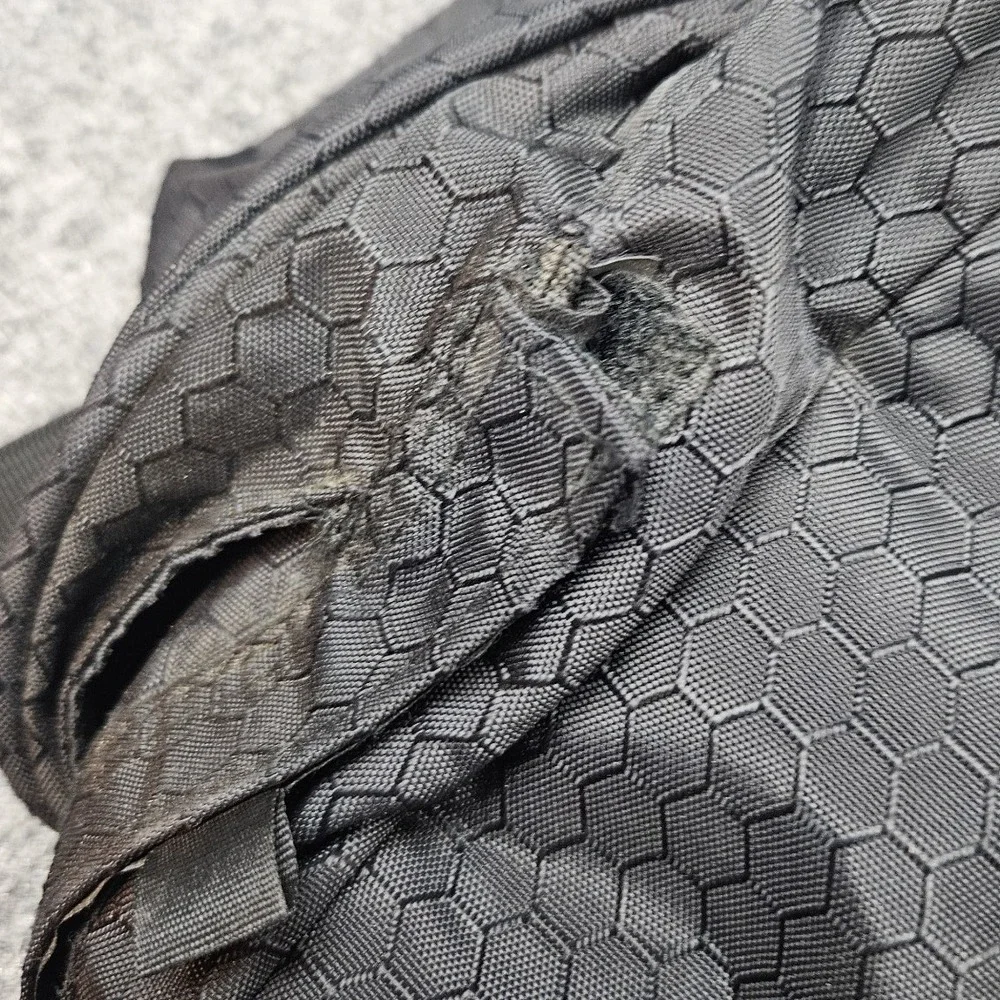 Under Armour Softball Backpack Black Hexagon Pattern Sports Gym Bag Baseball